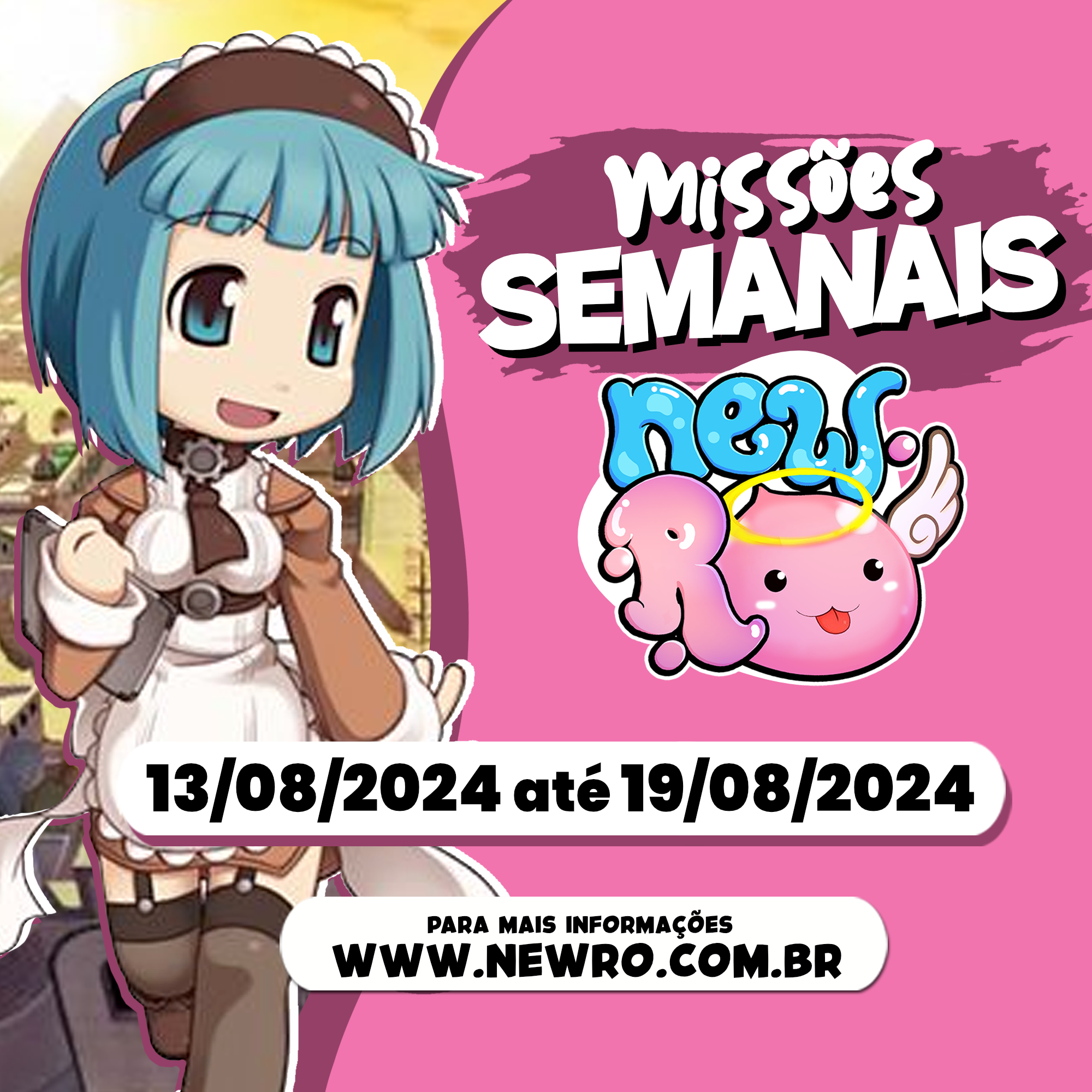 Missões Semanais até 19/08/2024