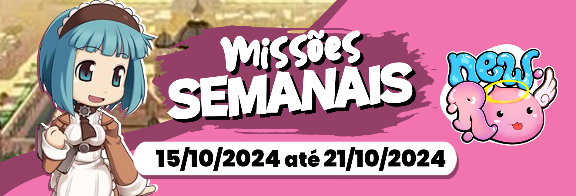 Missões Semanais até 21/10/2024