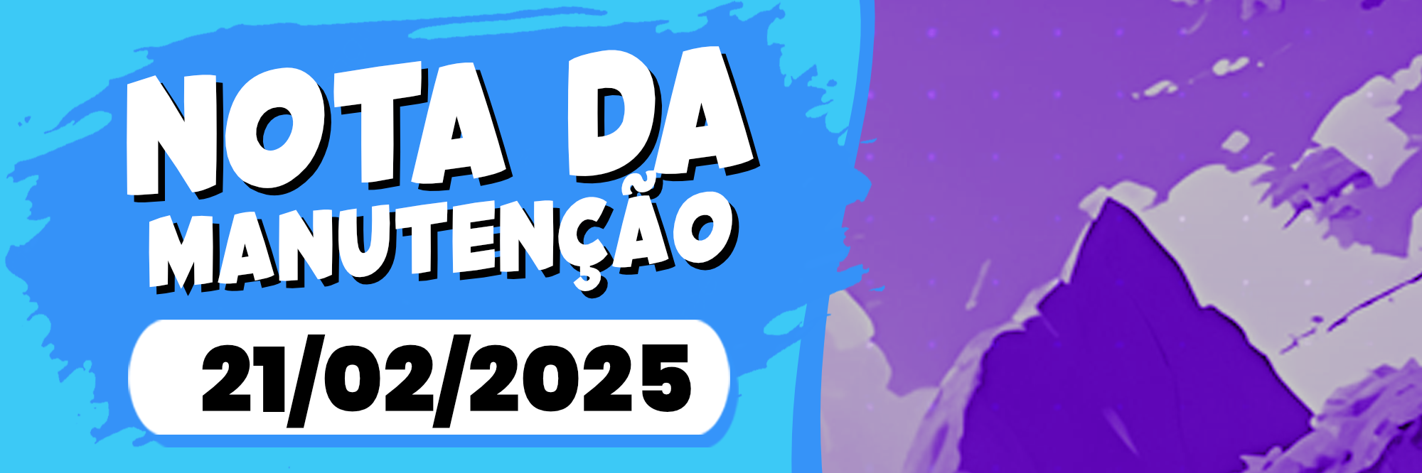 Notas da manutenção 21/02/2025