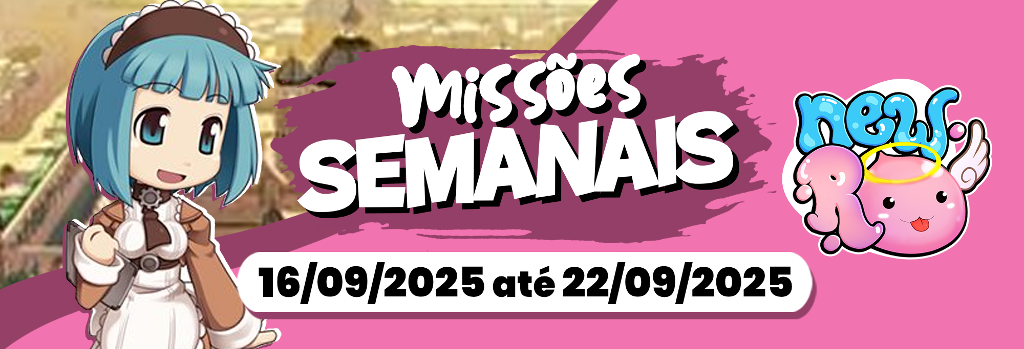 Missões Semanais até 22/09/2025
