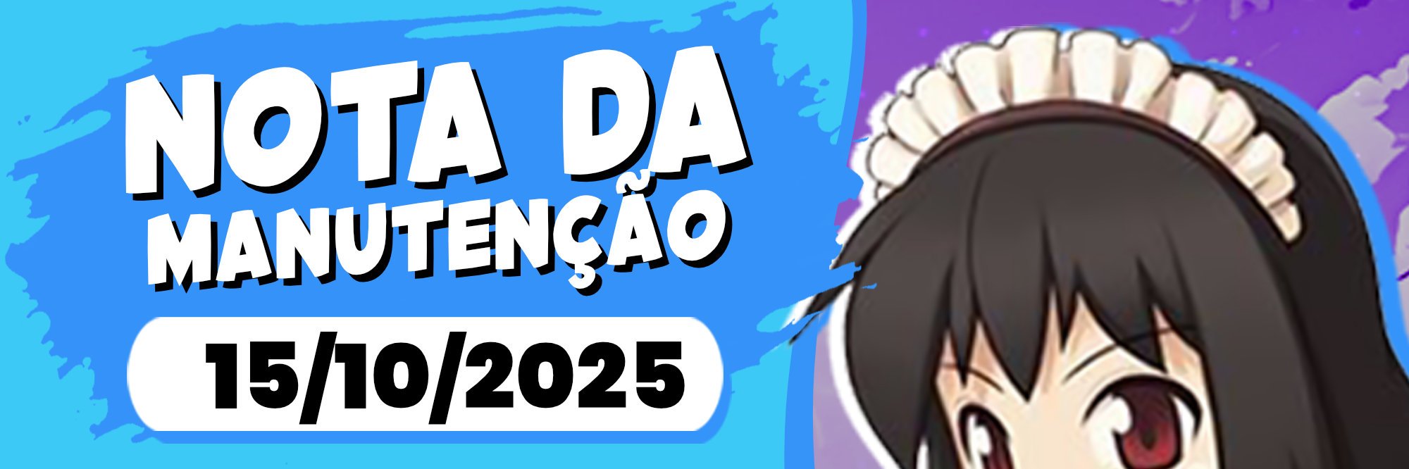 Notas da manutenção - 15/10/2025